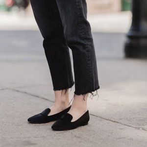 Margaux suede loafers black Sz 38.5 (US 8)